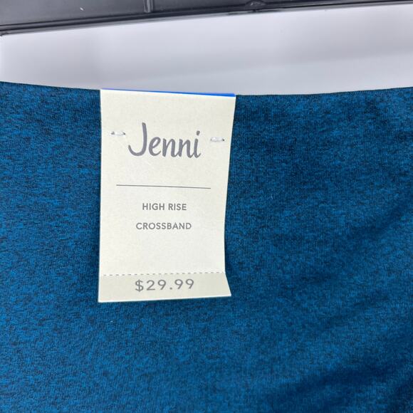 Jenni On Repeat Crossover Full Length Legging Blue High Rise Active Workout XL - Picture 5 of 7